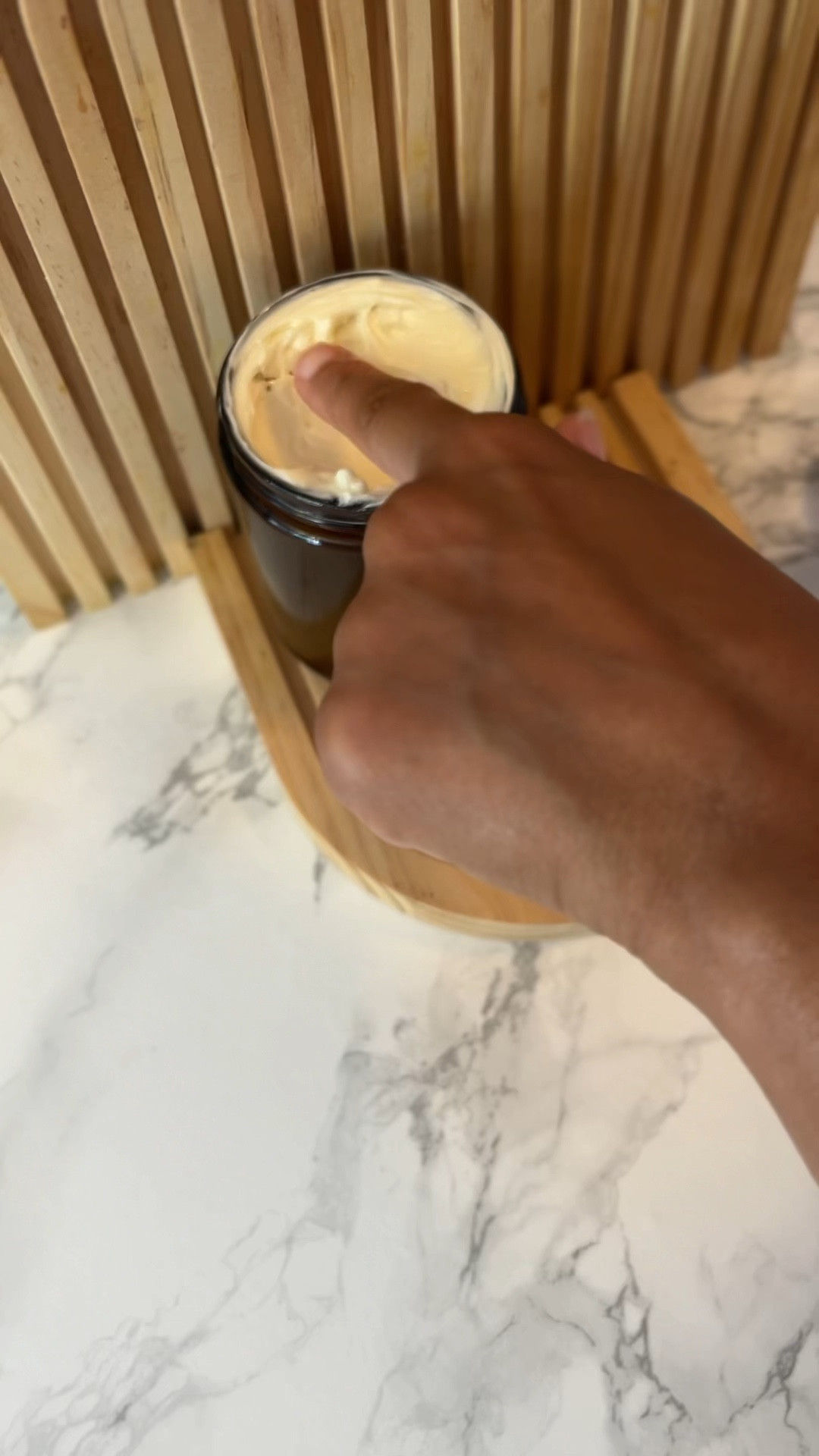 This is made with simple food and nourishing ingredients. Mango butter, Tallow and Jojoba oil are really the only ingredients you need but I’m a bit extra- I used Jasmine essential oil and I let lavender buds infuse in it. 

Lavender can reduce inflammation and even skin tone. It helps with acne, wrinkles, and can help heal wounds.

Mango butter helps to moisturize and protect the skin, and it can help repair it and create a soothing effect. It facilitates the process of getting rid of dirt, toxins and other impurities from the skin. 

Tallow contains vitamin A which helps to heal skin issues such as aging, skin irritations, or acne by producing more collagen making cells healthy, and leaving the skin smooth.
Tallow is more compatible with our skin than plant-based products because our cell membranes need fats to be made. Tallow actually helps to repair cells and leave even the most sensitive skin feeling nourished and amazing!

So if you’re looking for something clean, simple, easy to make and that actually works.
This will check all those boxes and more. 
This tallow balm recipe is made of only natural ingredients and you only need a little bit since it is so rich which makes it last a long time. Oh and it’s not greasy either. 🩷


#LTKBaby #LTKFamily #LTKVideo