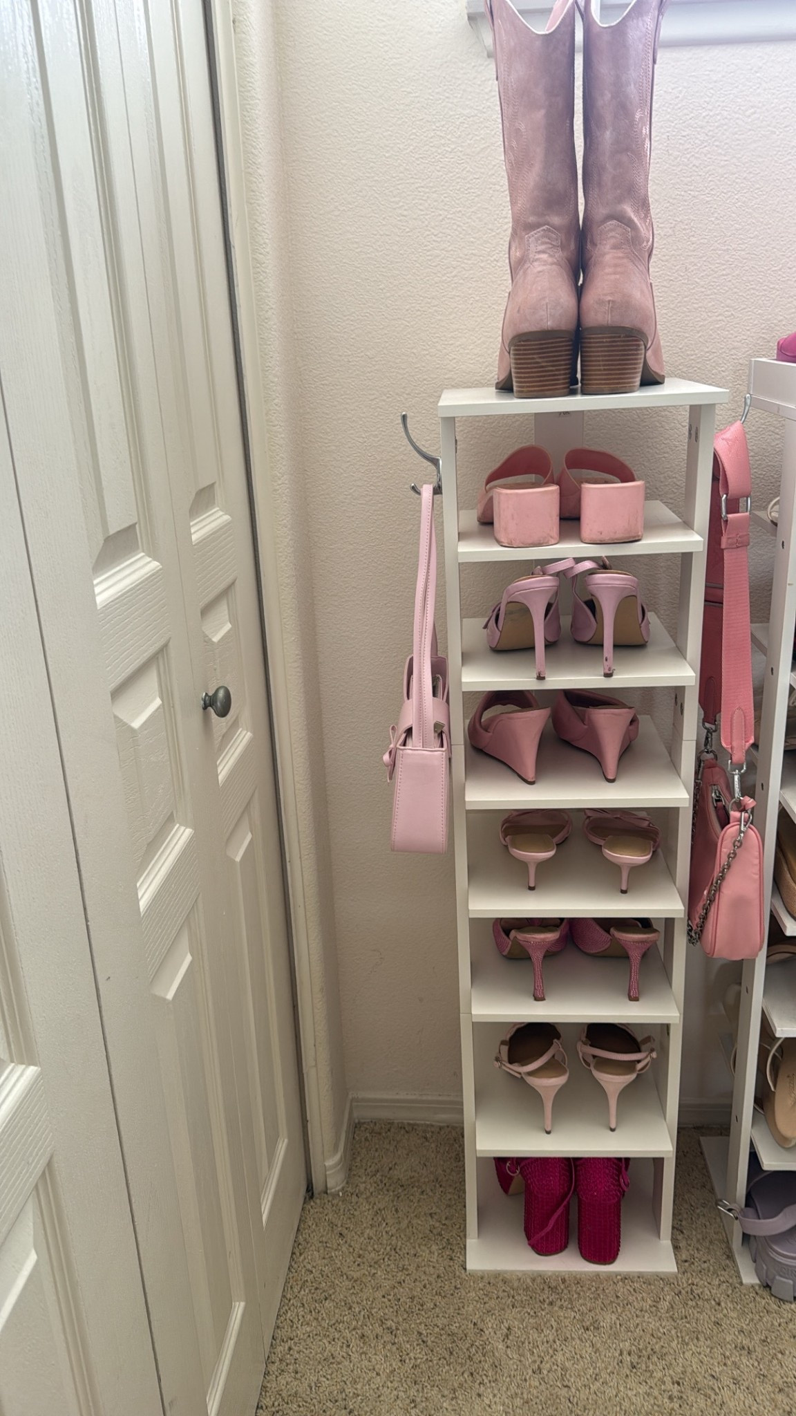 8 Tiers Vertical Shoe Rack
White wooden Shoe Storage Organizer with Hooks
Shoe storage
Pink cowboy boots for woman
Storage and organization from Amazon

#LTKSaleAlert #LTKHome #LTKU
