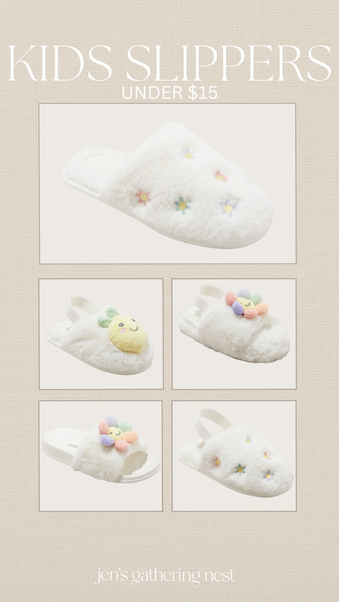 How cute are these new kids slippers at target?! OBSESSED 🍋

#kids #toddler #baby #slippers #target #targetfinds #spring #easterbasket 

#LTKBaby #LTKKids #LTKFindsUnder50