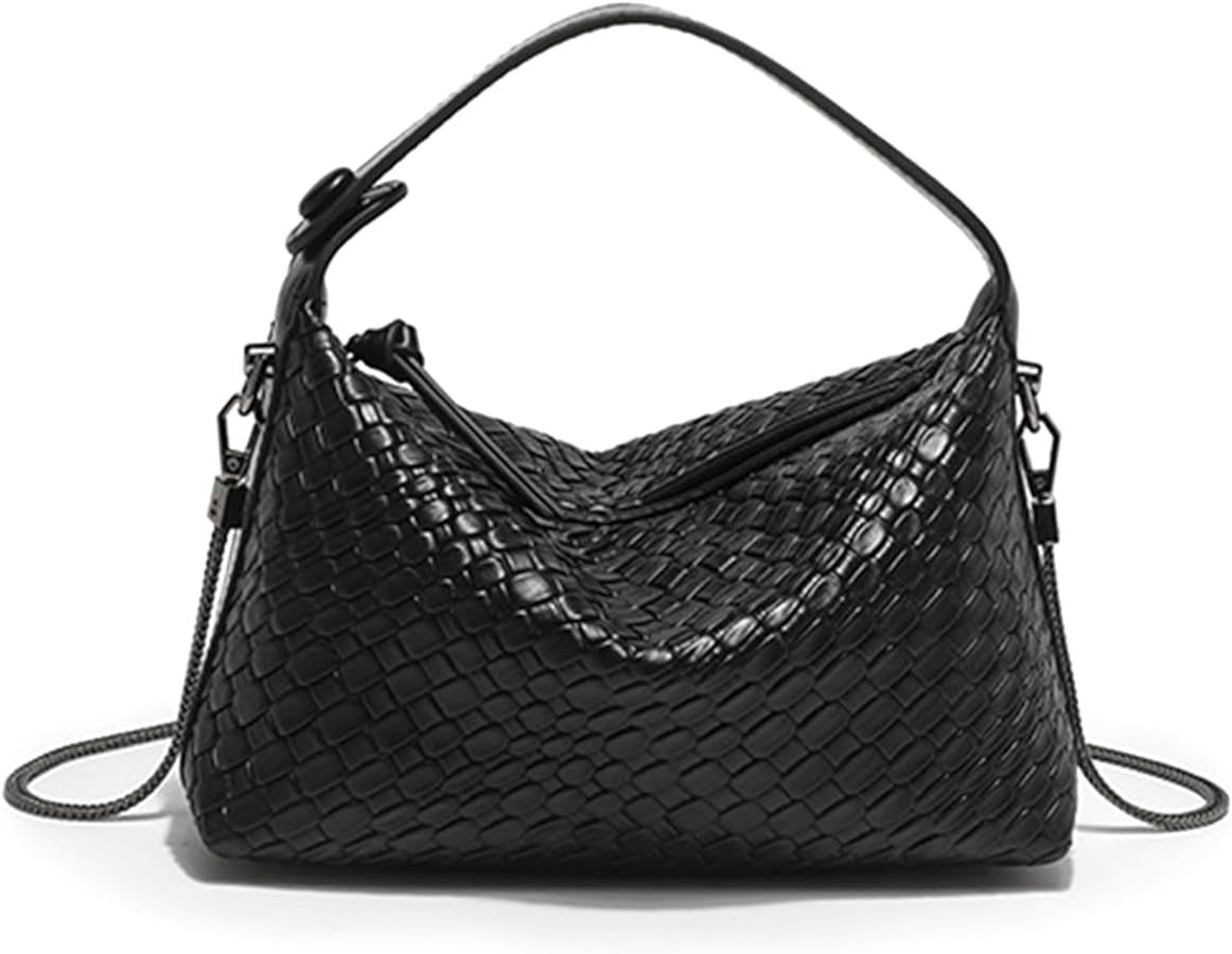 Sweetovo Hobo Bag for Women Vegan Leather Small Tote Crossbody Shoulder Purse Top Handle Handbag ... | Amazon (US)