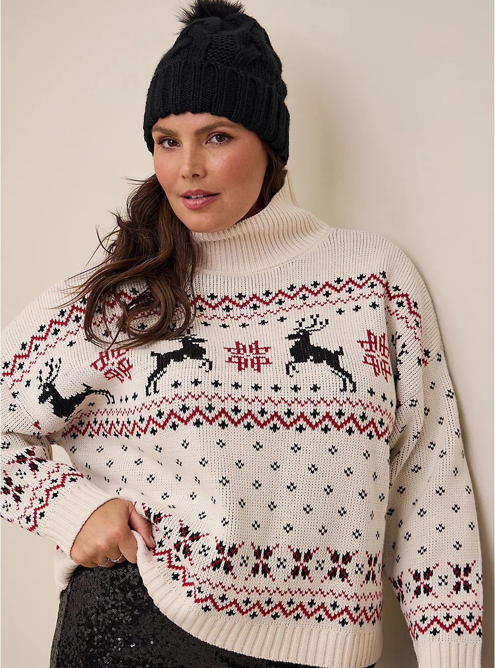 Chunky Pullover Mock Neck Sweater | Torrid (US & Canada)