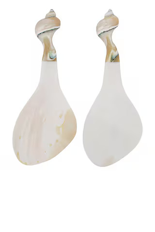 Mother Of Pearl Salad Servers | FWRD 