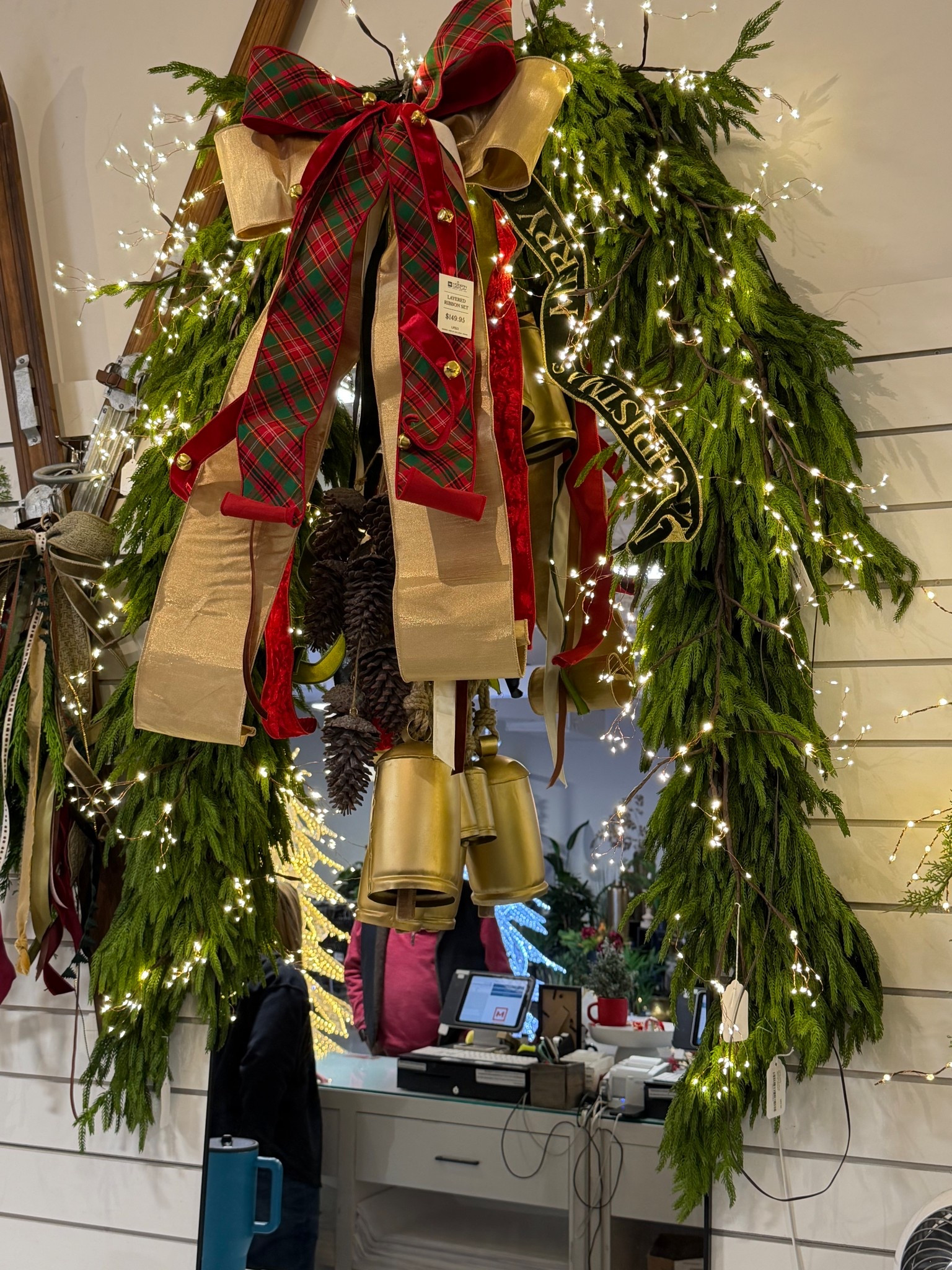 DYI: Christmas Front Door or Fireplace piece 

#LTKGiftGuide #LTKSeasonal #LTKHoliday