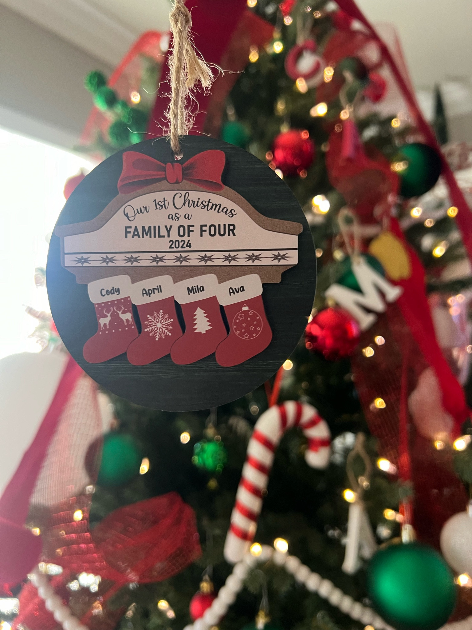 Got this sweet ornament for our 1st Christmas as a family of 4! 🎄🥹 Linked some other cute customizable Etsy ornaments below - such a great gift idea too! ❤️ #LTKChristmas #LTKfamily #LTKholidays #LTKChristmasDecor #LTKOrnaments #LTK1stChristmas #LTKChristmasTree

#LTKFamily #LTKGiftGuide #LTKHoliday