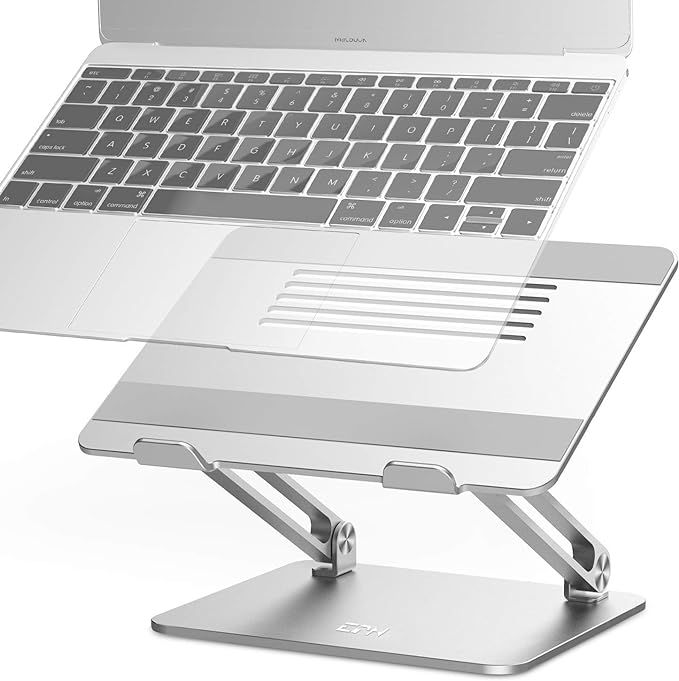 Adjustable Laptop Stand, EPN Laptop Riser with Heat-Vent to Elevate Laptop, Aluminum Notebook Hol... | Amazon (US)
