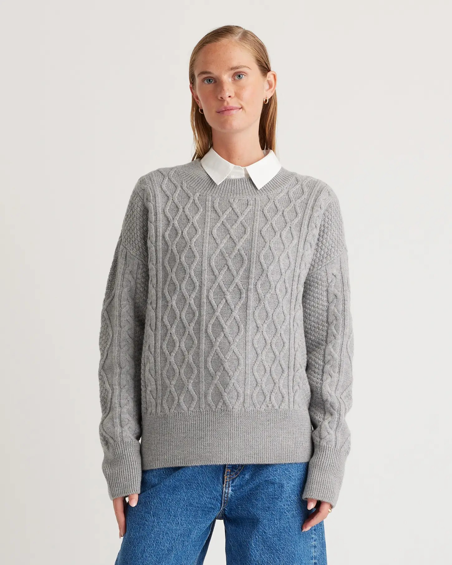 Australian Merino Wool Cable Sweater | Quince