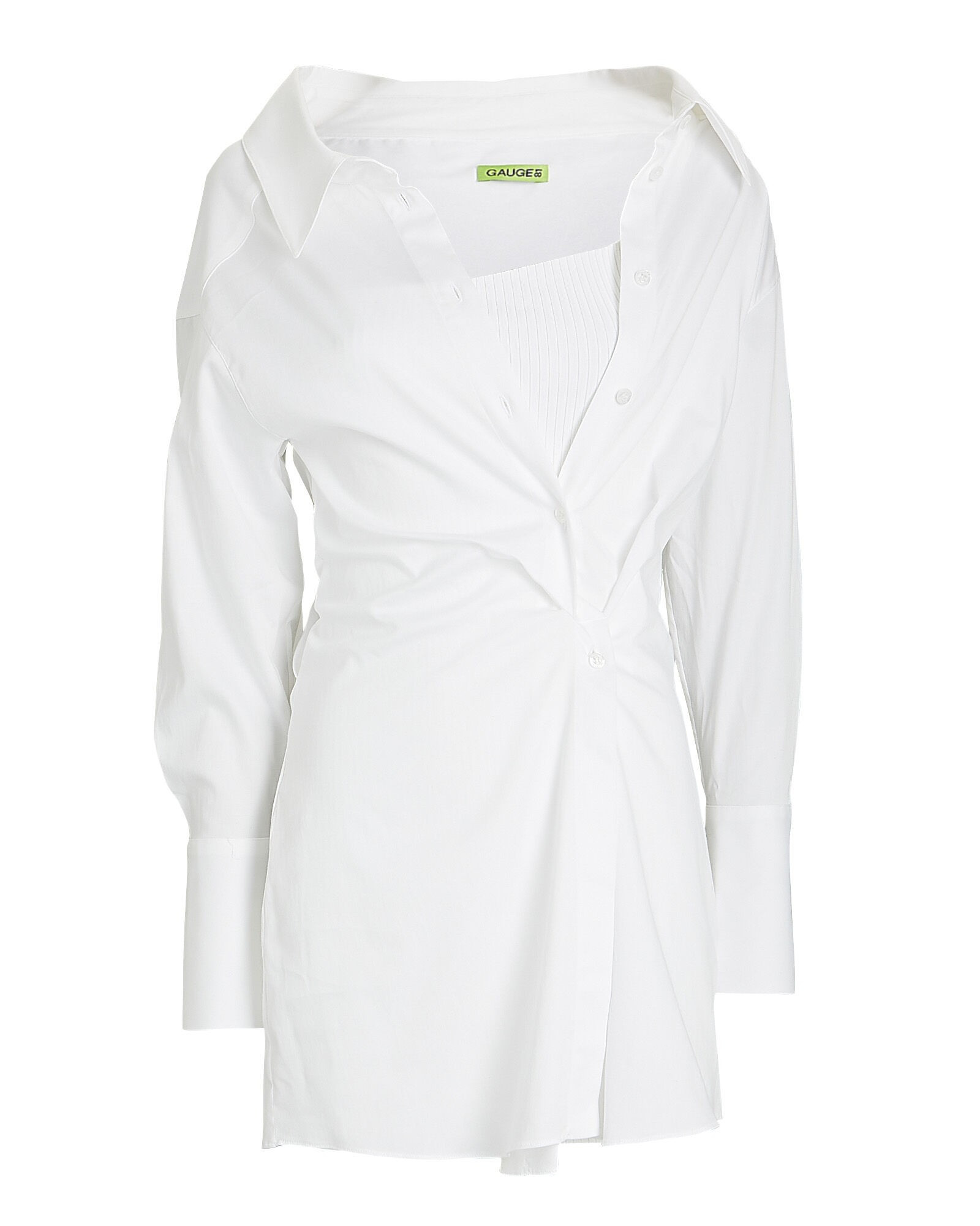 Panos Layered Poplin Mini Dress | INTERMIX