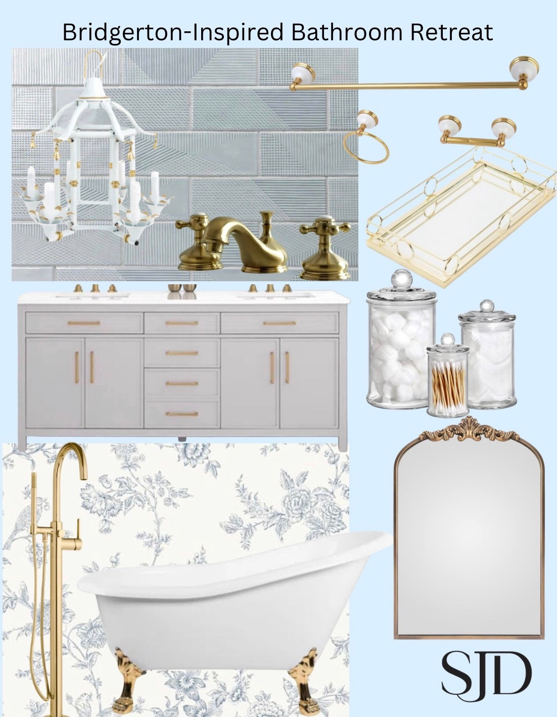 Bridgerton-inspired Bathroom Retreat
A bath fit for a duchess. Timeless finishes, antique brass details, and soft romantic layers inspired by Bridgerton - but designed for modern living. #BridgertonBathroom #classicbathroom #bathroominspo

#LTKhome