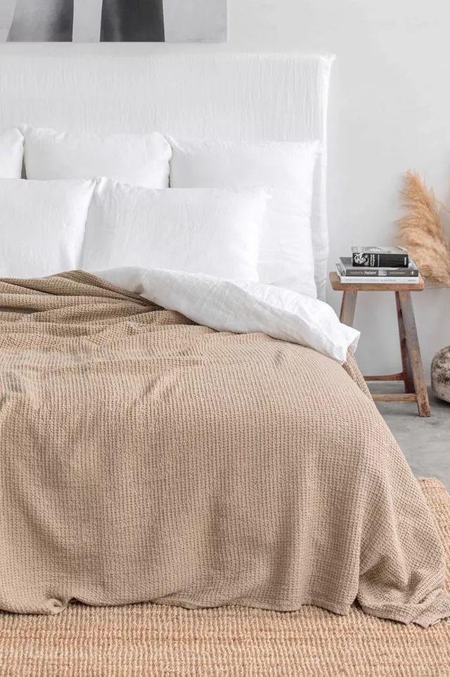 MagicLinen Waffle Blanket | Urban Outfitters (US and RoW)