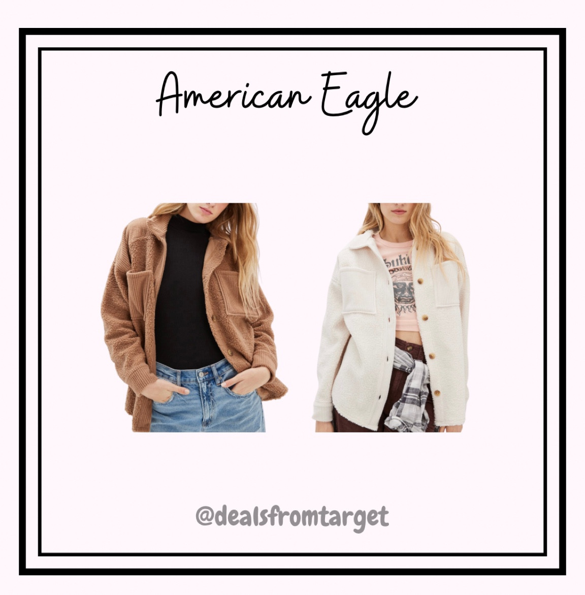 Cozy sherpa jacket available in 7 colors from American Eagle. 🤎

#LTKstyletip #LTKGiftGuide #LTKSeasonal