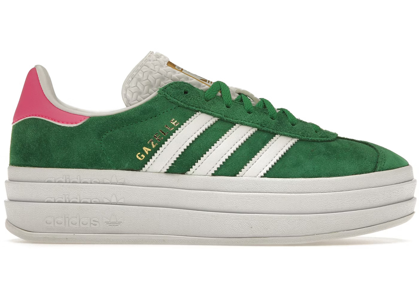 adidas Gazelle Bold Green Lucid Pink (Women's) | StockX