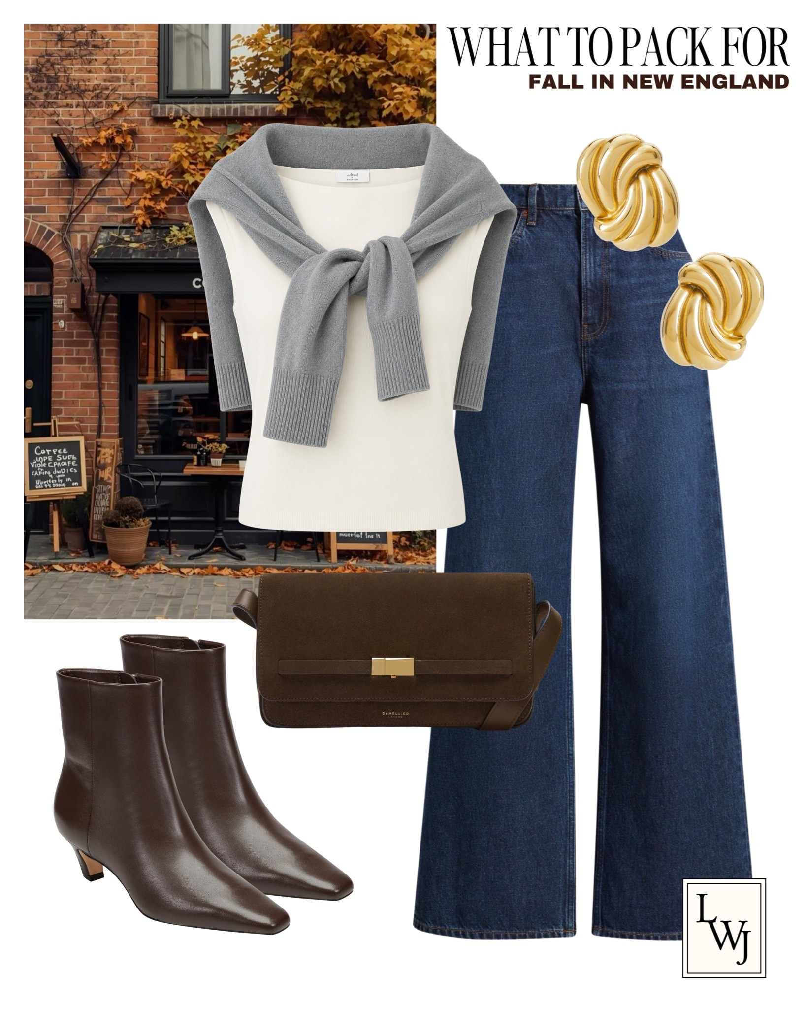 Fall New England outfit inspo 

Fall style / elevated style / autumn outfit / style over 30 / dressy aritzia top / gray cashmere sweater / Marc fisher booties / Demellier purse

#LTKootd #LTKTravel