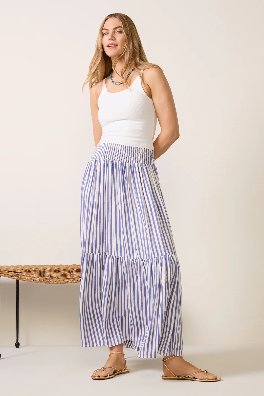 Shirred Skirt | Evereve