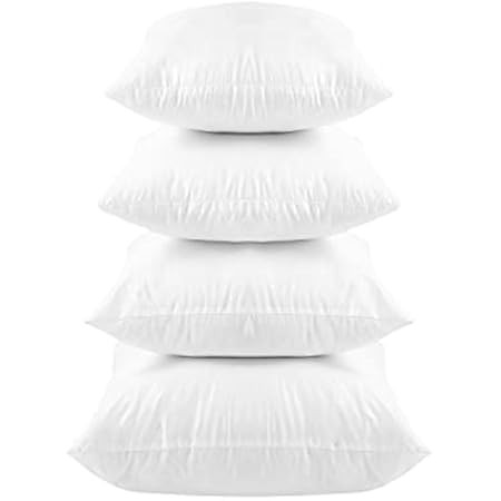 Utopia Bedding Throw Pillows Insert (Pack of 2, White) - 24 x 24 Inches Bed and Couch Pillows - Indo | Amazon (US)