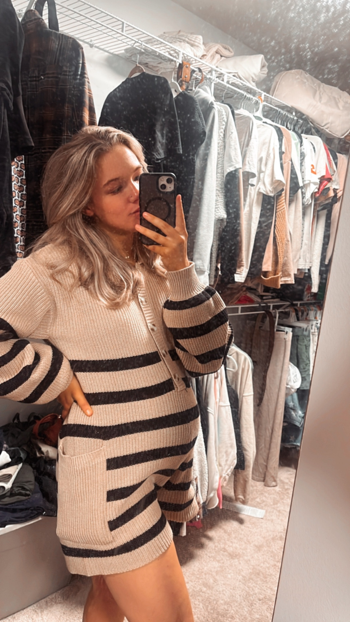 cutest maternity romper that can work post partum and is breastfeeding friendly! 😍

bump style. maternity friendly. bump ootd  

#LTKFindsUnder100 #LTKBump #LTKSeasonal