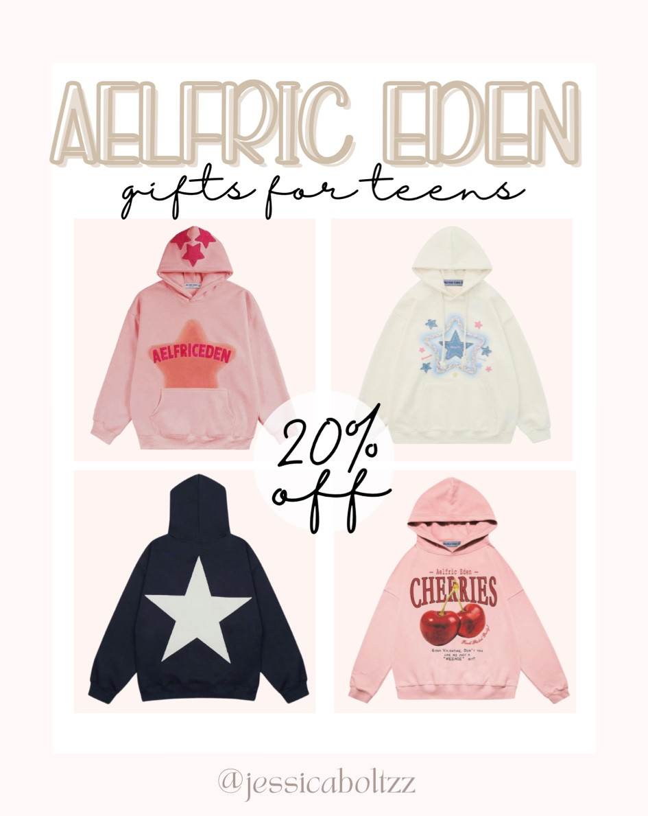 Teen approved ✔️ Aelfric Eden Hoodies are on sale right now! These are super trnedy right now. Perfect gift for teens for Christmas! 🎄 

Teen Christmas gift, tween gifts, teen clothes, tween clothes, trendy teen clothes, trendy tween clothes, trendy teen outfits, teen outfits trending, trendy hoodie for teens, girls clothes, girls outfits,  Amazon finds, Amazon deals, Amazon Black Friday deals, Black Friday deals Amazon, cyber Monday deals


#LTKGiftGuide #LTKCyberWeek #LTKHoliday