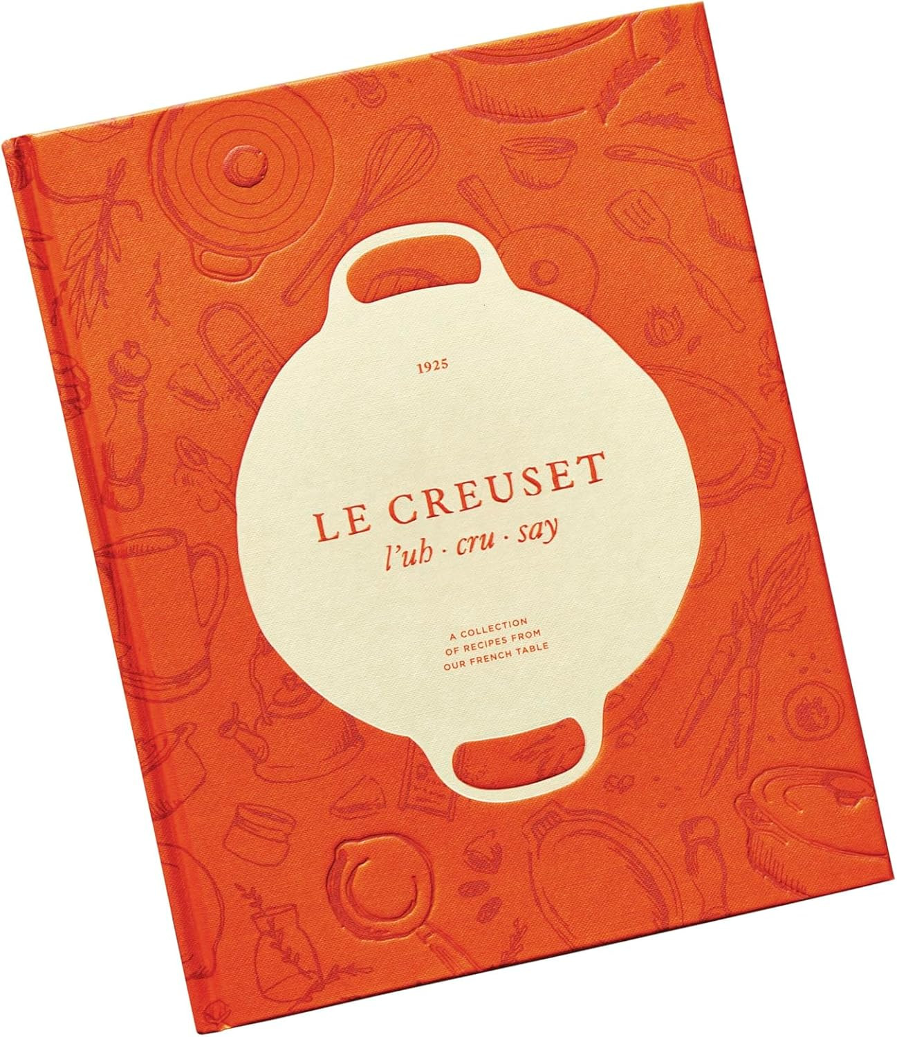 Le Creuset Cookbook, Orange, 8.75" x 11" | Amazon (US)