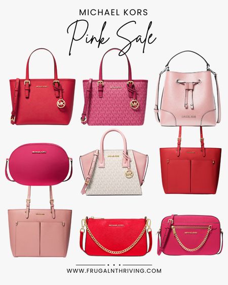 Need a gift idea for love day?? 🤩 Michael kors is running their pink sale for a limited time - every one of these bags shown are less than $80!! 🤯 (Reg. $400) 

#LTKGiftGuide #LTKsalealert #LTKitbag