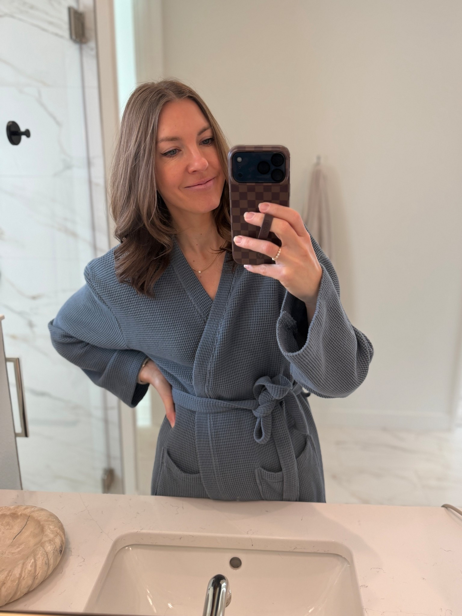Love this cozy robe so much! It’s 30% off this weekend. I sized up to the L/XL for a cozy fit  

#LTKSaleAlert #LTKHome #LTKgrwm