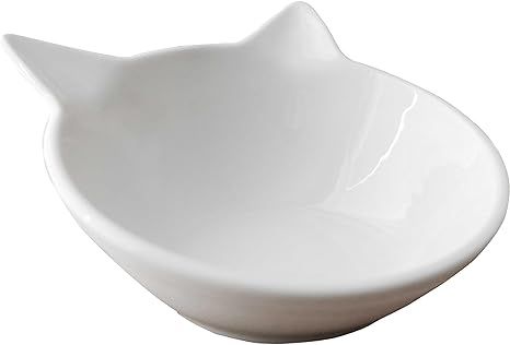 Pawkizz Replacement Ergonomic Ceramic Bowl, Dishwasher Safe Bowl for Cats and Puppy | Amazon (US)