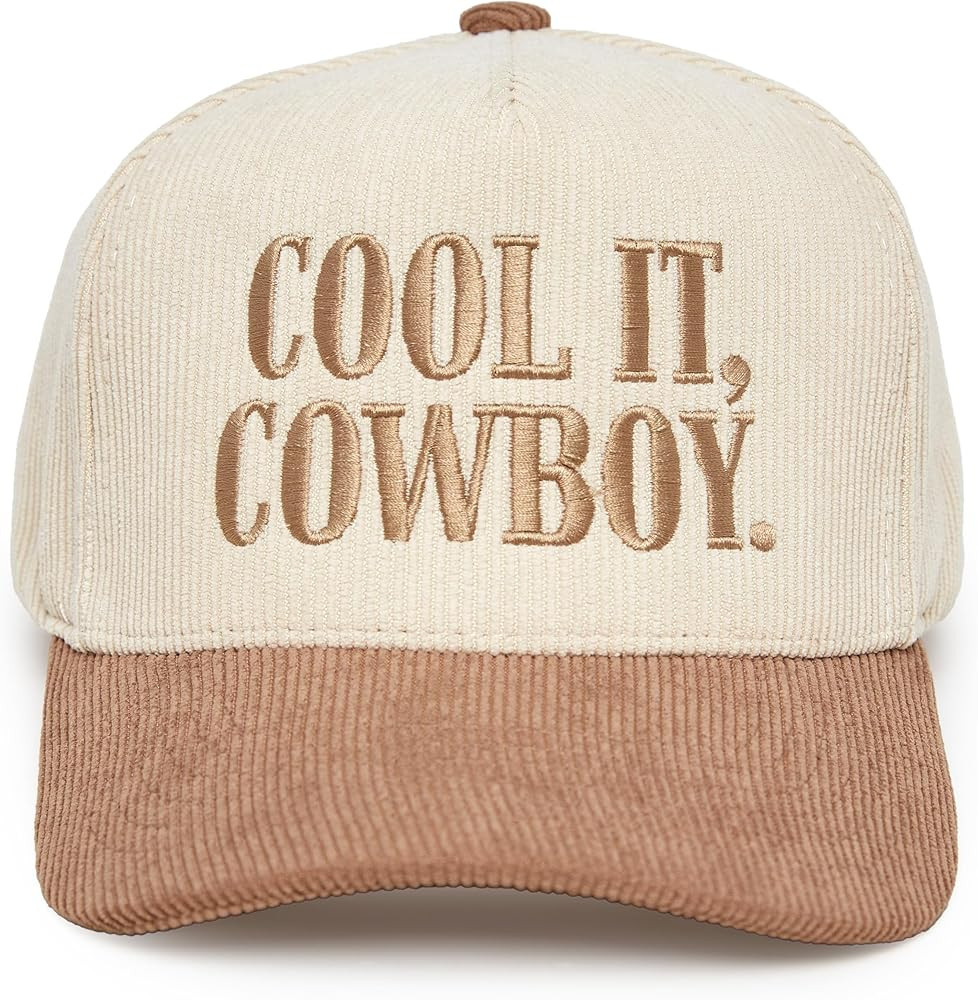 Funky Junque Two Tone Vintage Trucker Hats Men Women Corduroy Trendy Embroidered Baseball Cap Sna... | Amazon (US)
