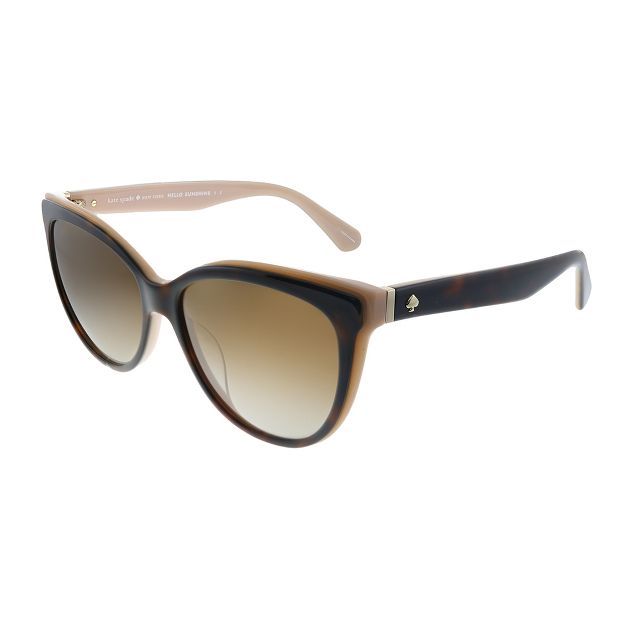 Kate Spade Daesha/S 0T4 Womens Cat-Eye Polarized Sunglasses Havana Pink 56mm | Target