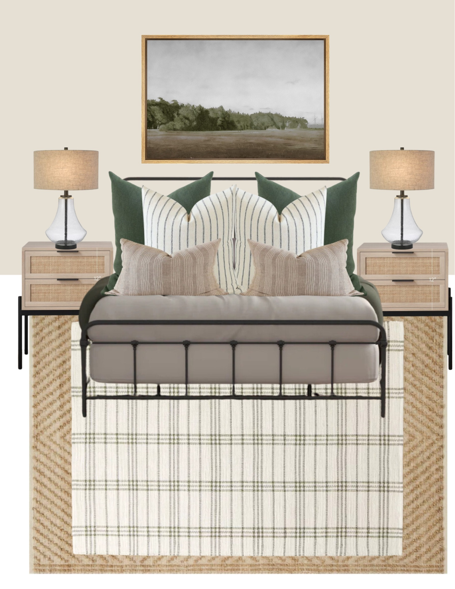 Splash of Green Bedroom 

#LTKstyletip #LTKhome #LTKSeasonal