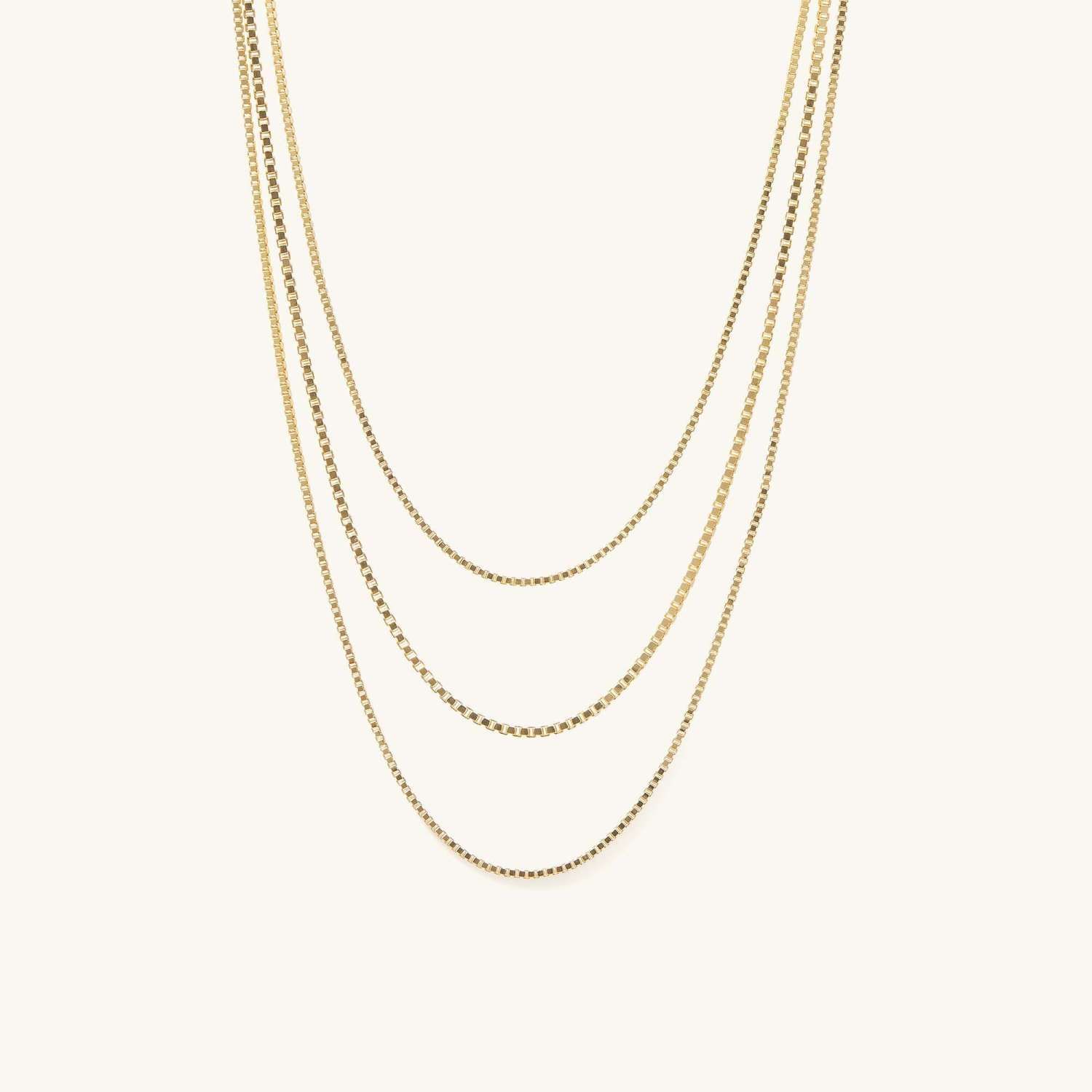 Gold 3 Layered Necklace Chain | Mejuri | Mejuri (Global)