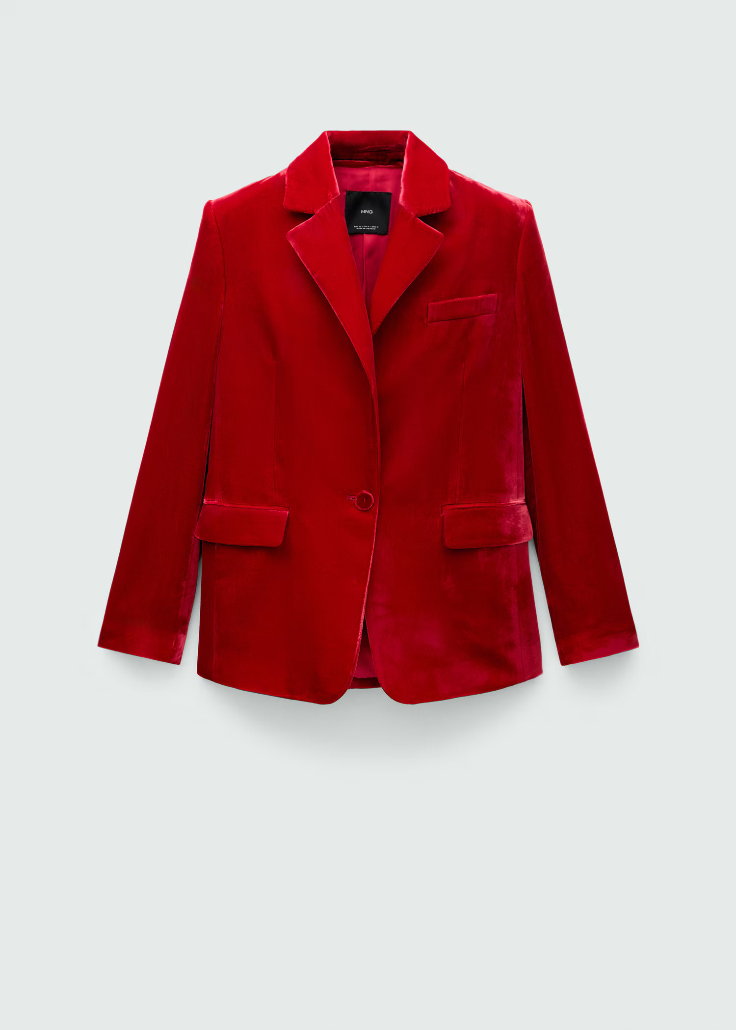Velvet suit blazer - Women | MANGO USA | Mango (US/MX/AU)