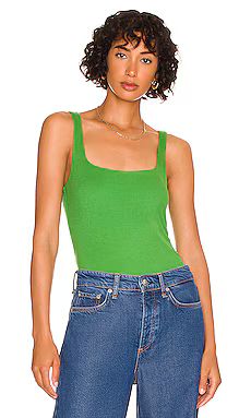 Michael Lauren Sanjay Tank Top in Kelly Green from Revolve.com | Revolve Clothing (Global)