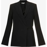 Belted crepe blazer | Selfridges