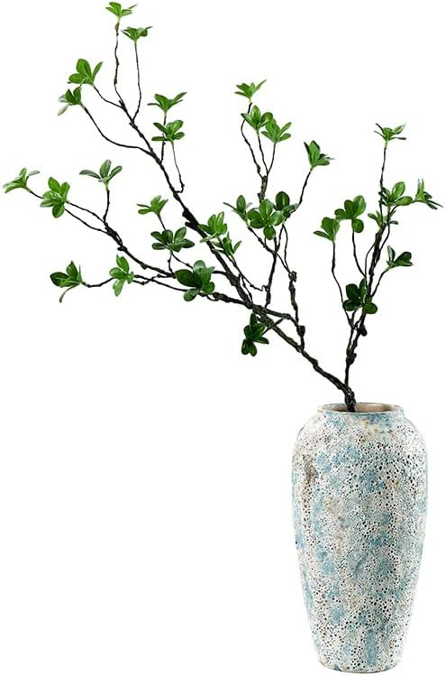 43" Artificial Eucalyptus Branches Ficus Twigs Fern Fake Tree Trunk Greenery Stems Plants with Gr... | Amazon (US)