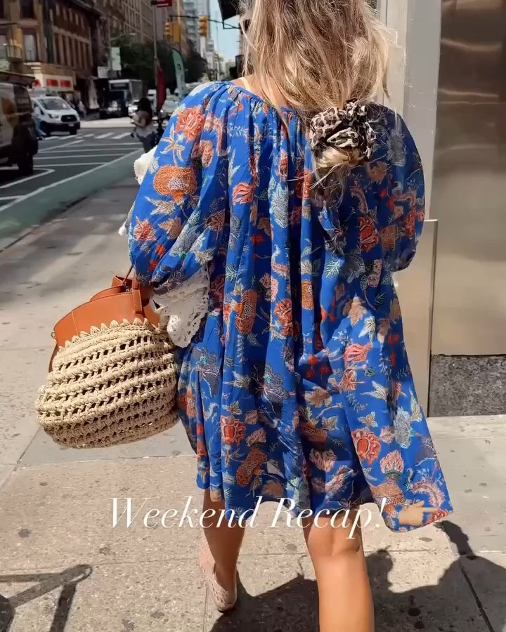 Friday–Sunday 🤍 Work/city day, lots of beach time, lots of family time, lots of porch hanging… perfect weekend!!! 🙌🏼

Forgot to snap a few of the outfits & moments 🫠 but I linked everything I did wear! Comment SHOP and I’ll send everything your way 🤍 x

Blue floral mini dress is my brand! Dropping this weekend!