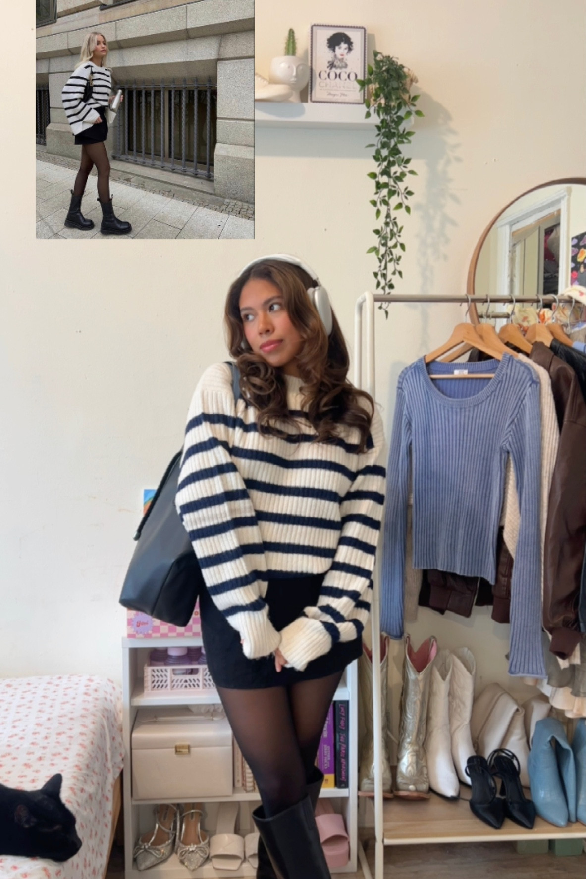 Stripped knit sweater fall outfit 🍂☕️

#LTKstyletip #LTKSeasonal #LTKFind