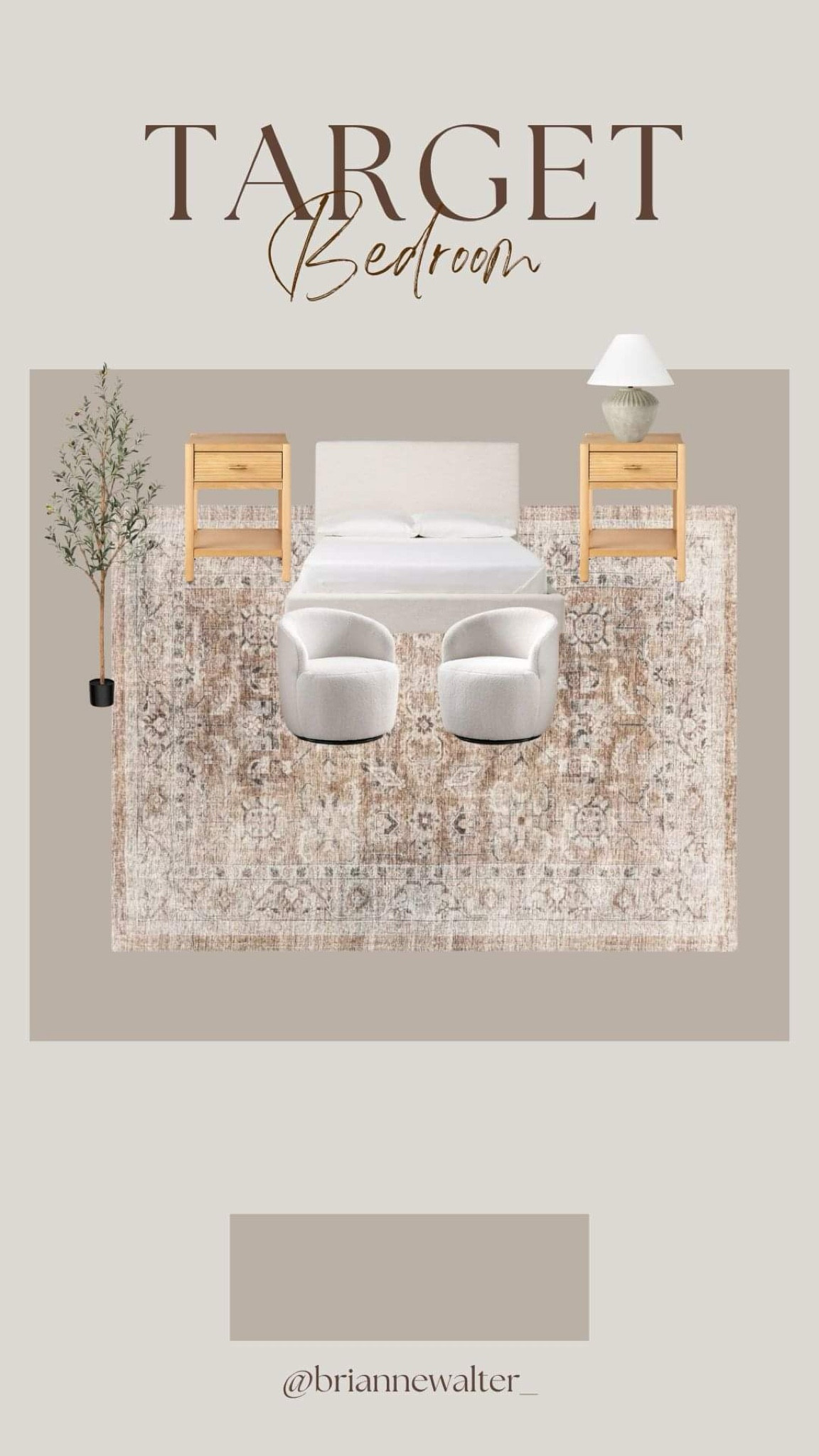 Affordable Target Bedroom Inspiration 
NEW Studio McGee Threshold

Transitional organic modern primary bedroom, guest bedroom, light and airy, swivel chair, olive tree

#LTKOver40 #LTKSaleAlert #LTKHome