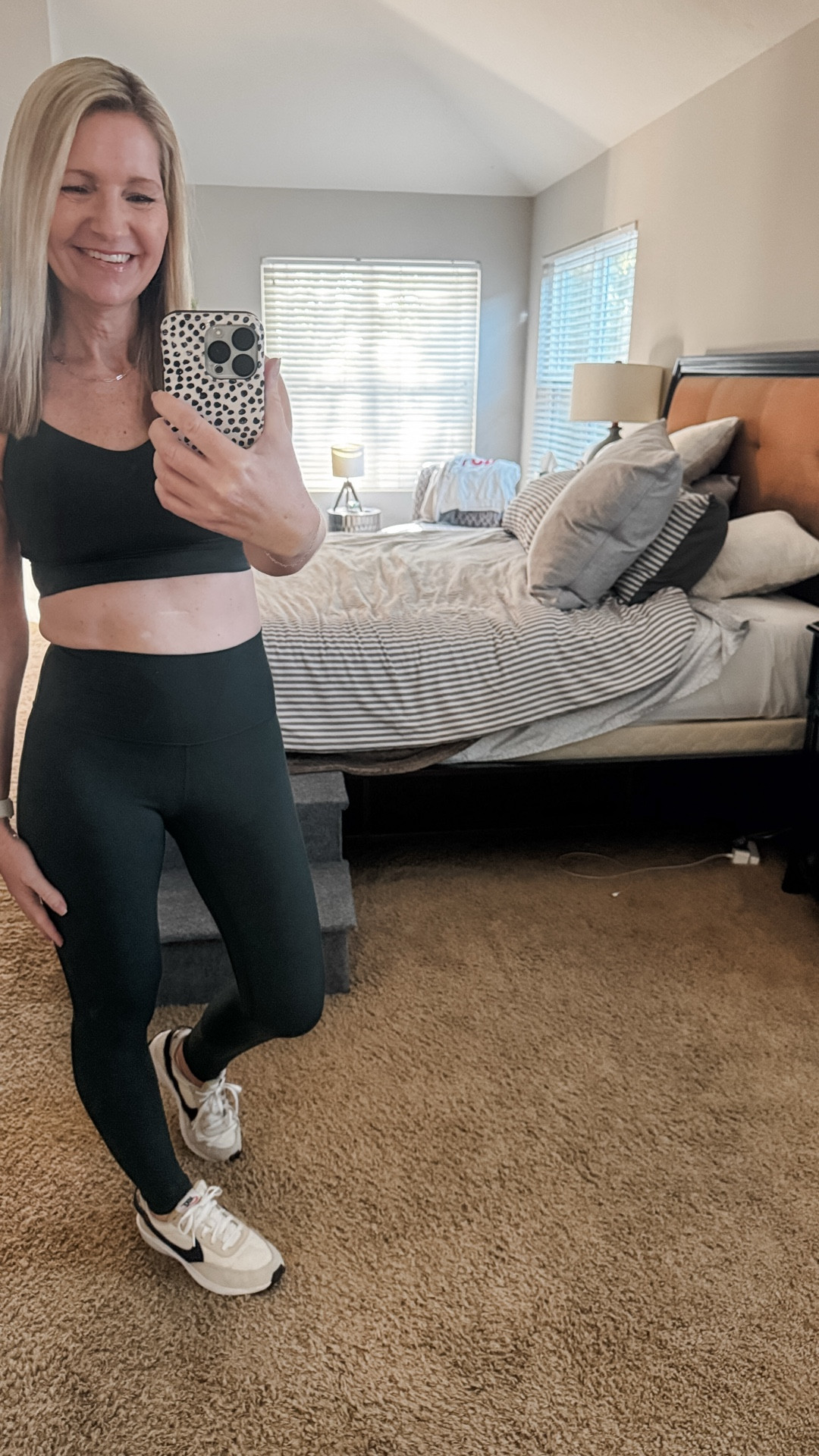 I am not normally a Lululemon girl except with my daughter and always on sale but I had a gift card burning a hole in my pocket so we went to go check out what we could find. I was pleasantly surprised at the large selection of sale items. I found this green matching set both on sale and a couple pairs of shorts that will be perfect for my daily walks in the Spring and Summer. Everything was on sale and covered by my gift card but I will say the quality is very good. I know these are pieces I will have for years. I love the Align leggings so much I may just order them in black too. 

#LTKfitnessgoals #LTKSaleAlert #LTKActive