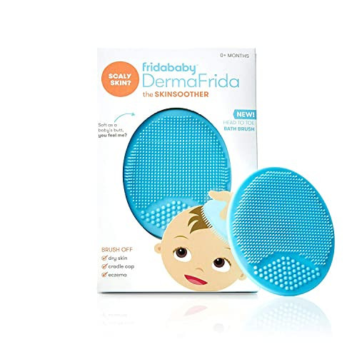 Frida Baby DermaFrida The SkinSoother Baby Bath Brush | Cradle Cap Brush for Babies, Baby Essential for Dry Skin, Cradle Cap Treatment and Eczema | 1 Pack | Amazon (US)