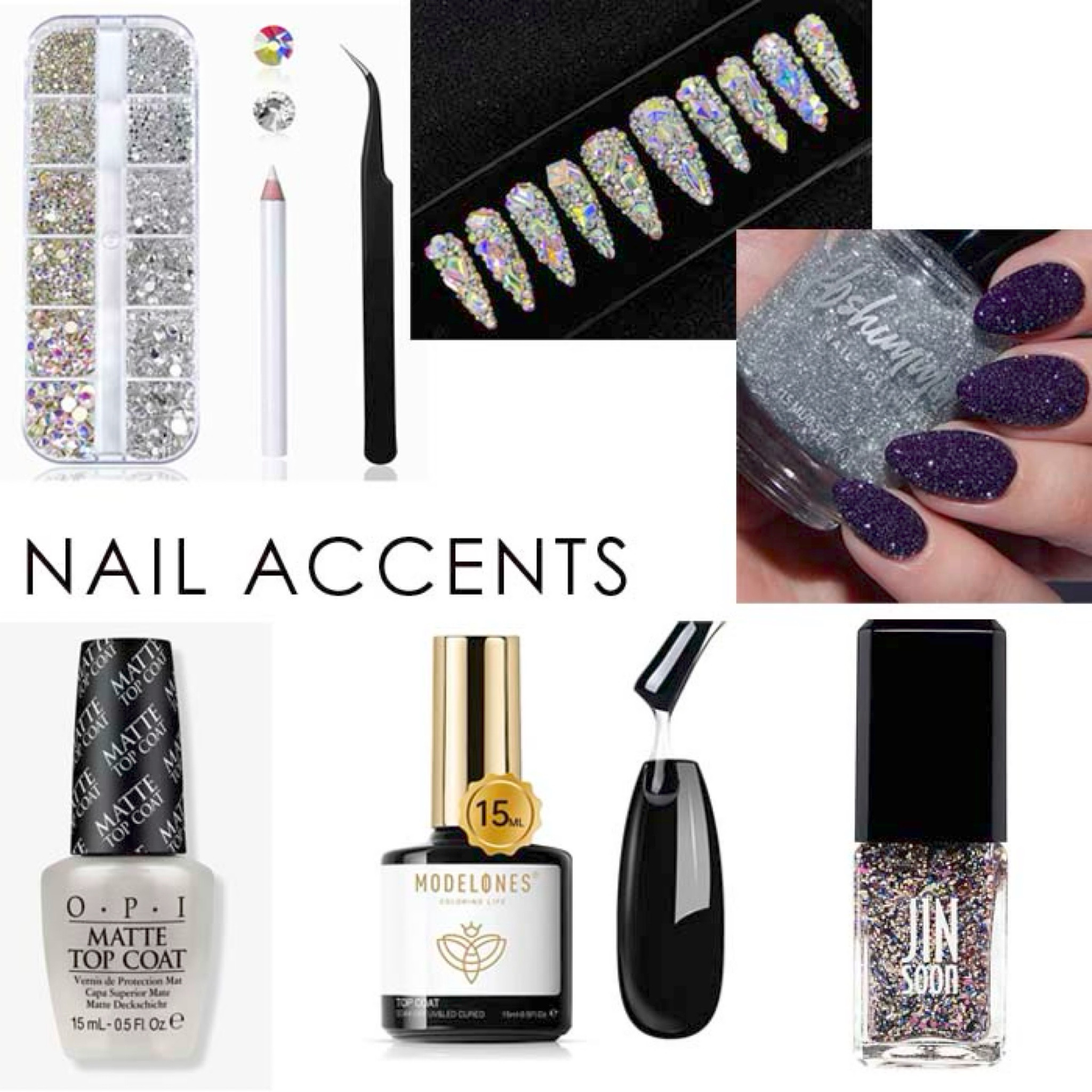 Another nail trend for Spring 2023 are nail accents. Think rhinestones to glitter and from matte to high-gloss. Perfect for those not into nail art. 

#LTKSeasonal #LTKbeauty