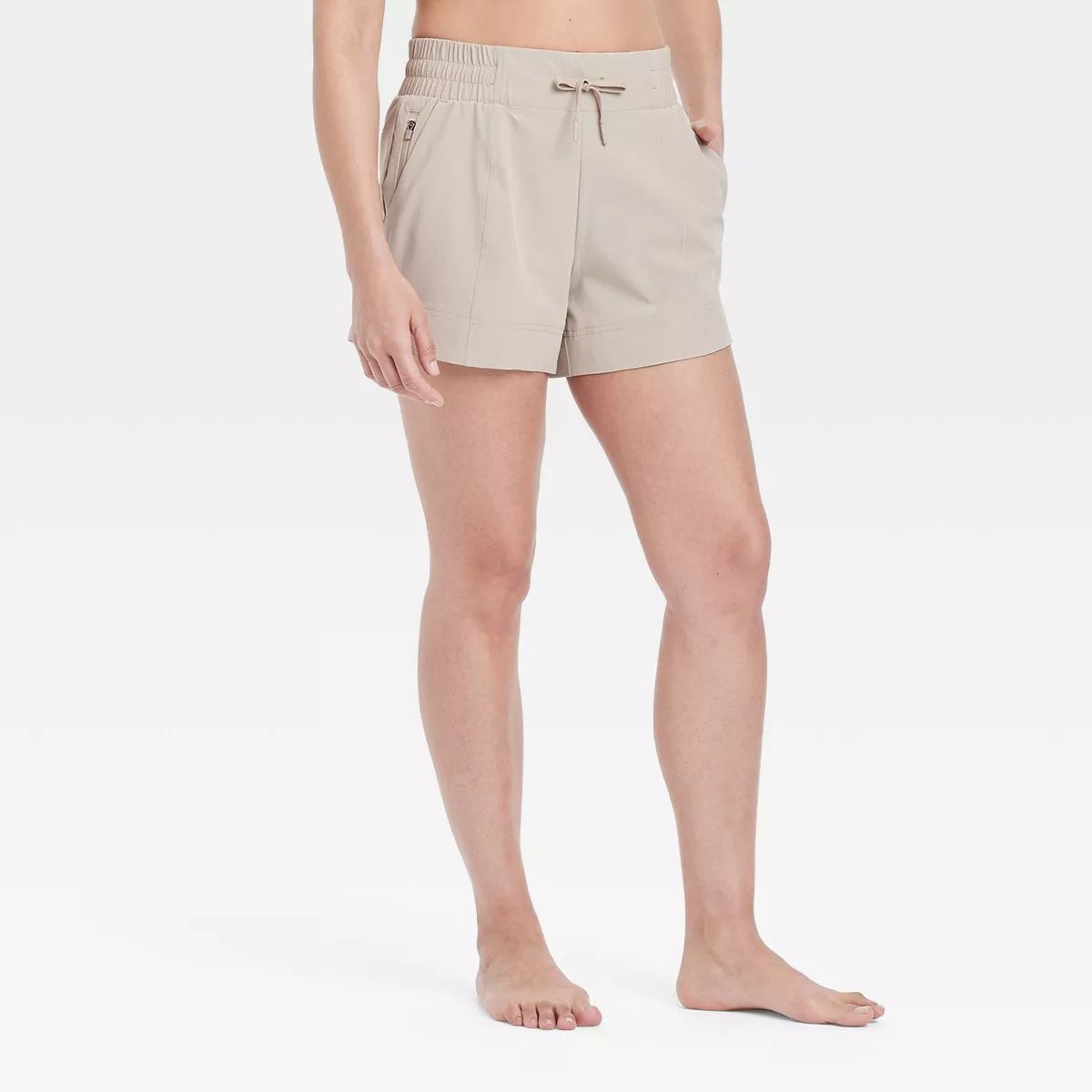 Women's Flex Woven Mid-Rise Shorts 4" - All In Motion™ | Target