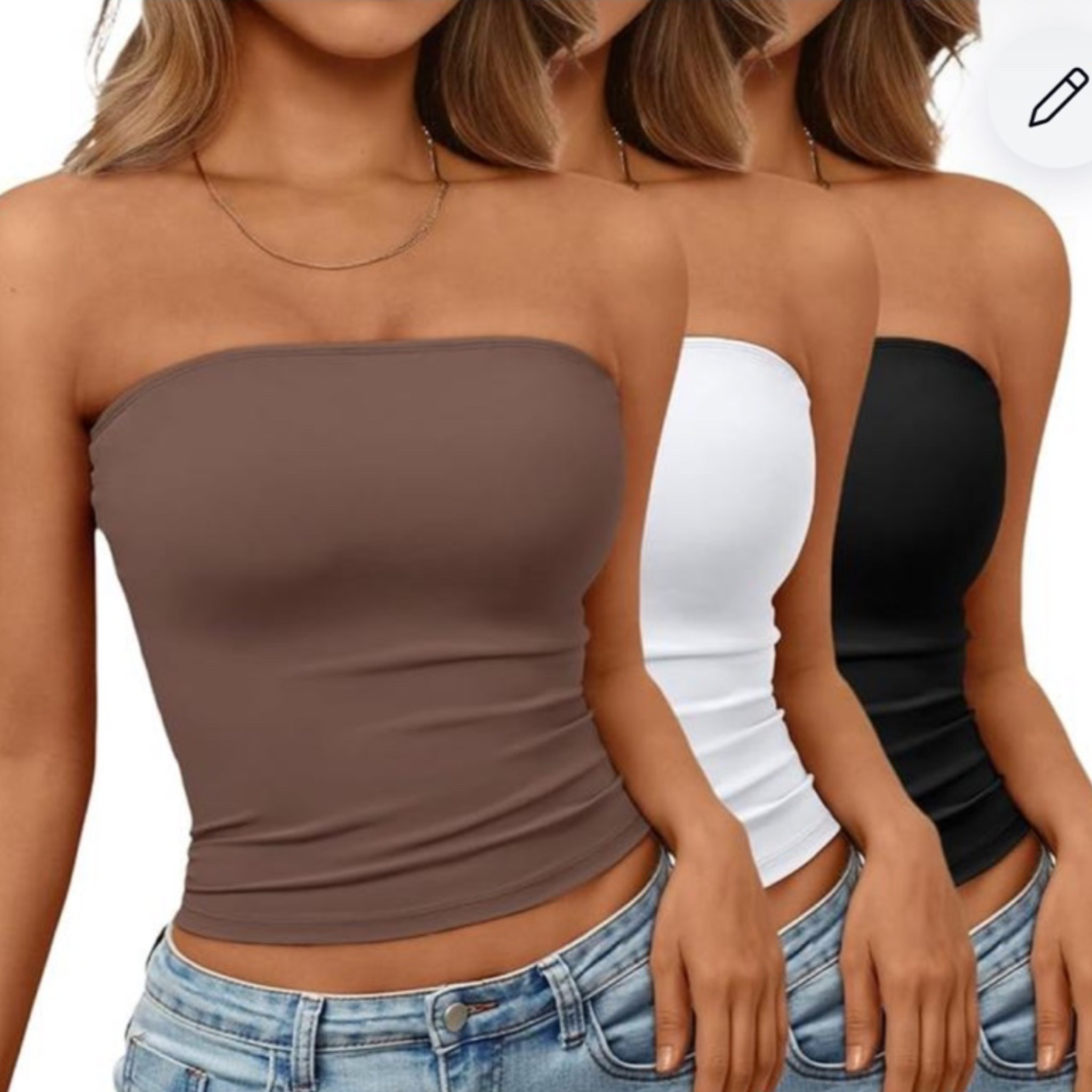 The best tube tops! I wear XS!

#LTKootd #LTKgrwm #LTKmomlife