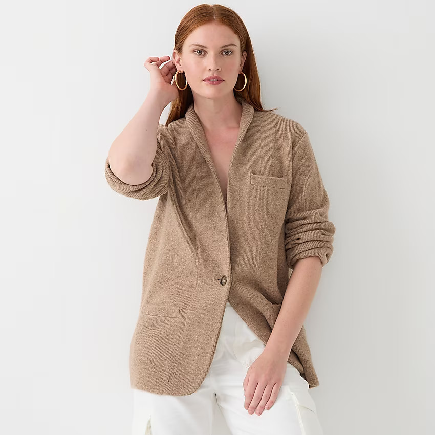 Cocoon sweater-blazer | J. Crew US