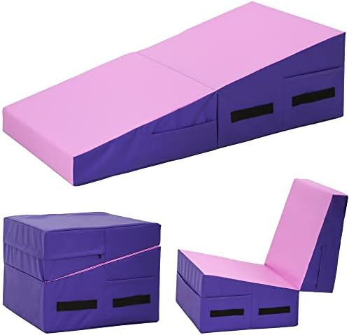 PayLessHere Gymnastics Tumbling Mats Incline Tumbling Mat Folding Gymnastic Tumbling Mat 48"x24"/... | Amazon (US)