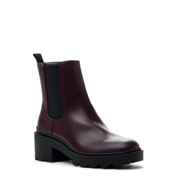 Time and Tru Women's Unit Chelsea Boots - Walmart.com | Walmart (US)