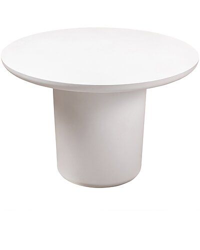 Roxie Ivory Concrete Dining Table | Gilt