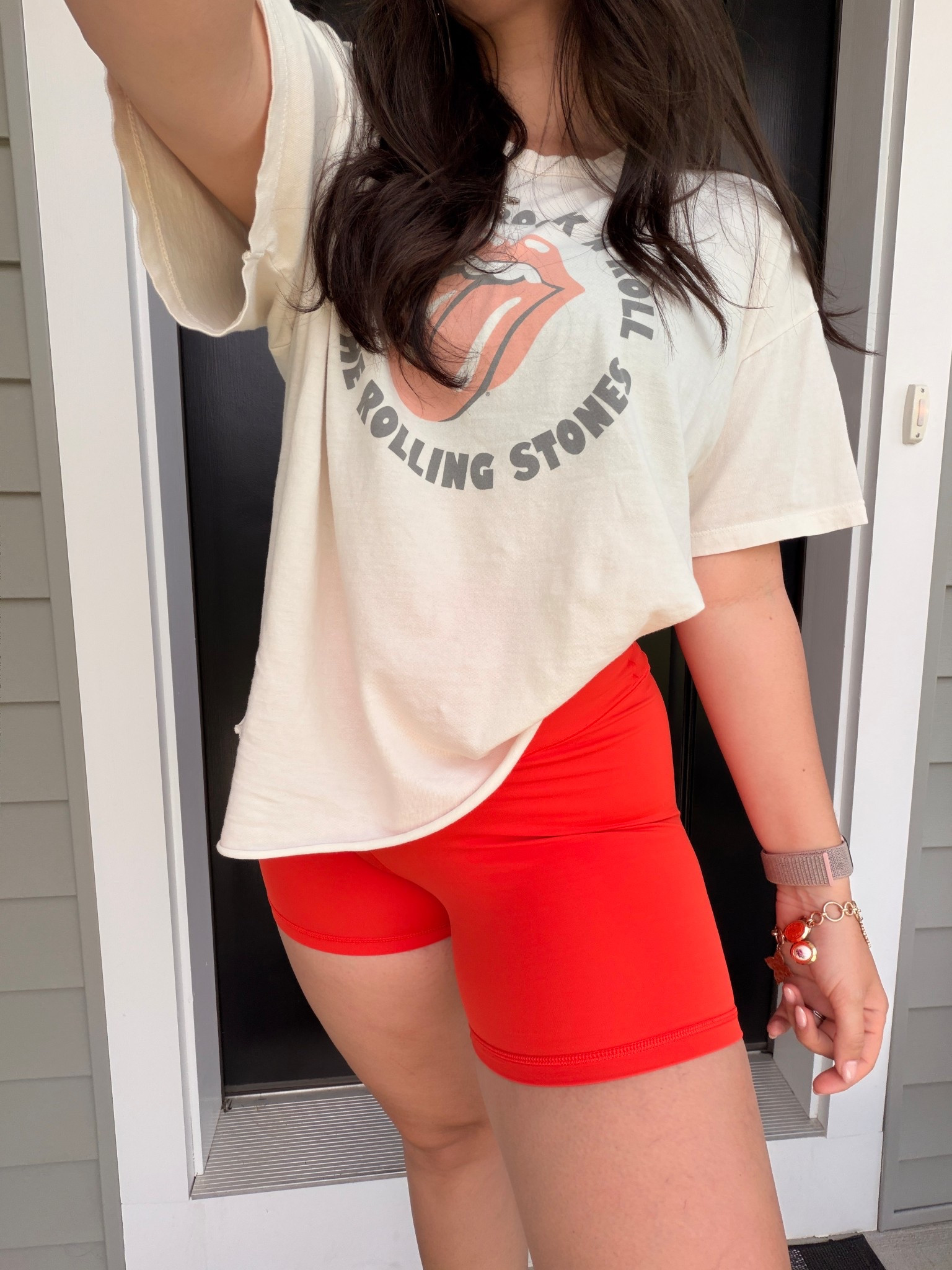Bump friendly Summer fit ❤️ 

LOVE my Aerie fits so much 🥹 would you be surprised if i told you there was a bump under that t-shirt? 🫶🏽

#LTKootd #LTKBump #LTKxAerie