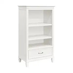 Million Dollar Baby Classic Darlington Assembled Bookcase in Warm White | Amazon (US)