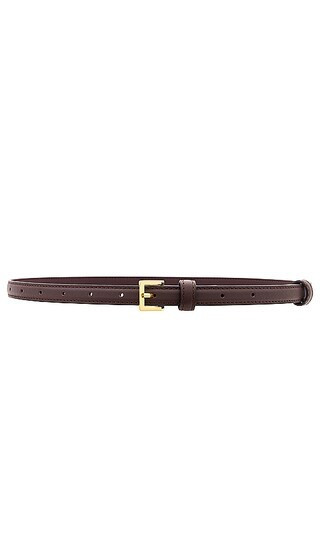 SHASHI Mia Skinny Belt in Brown. | Revolve Clothing (Global)