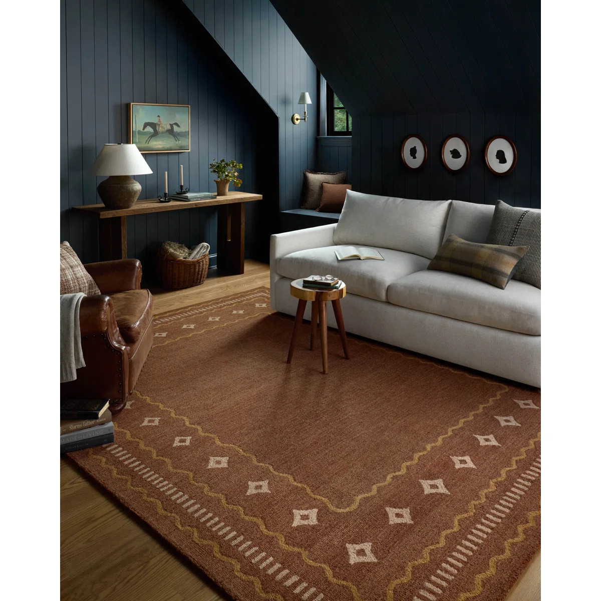 Chris Loves Julia x Loloi Alfie Clay / Spice Area Rug | Wayfair North America