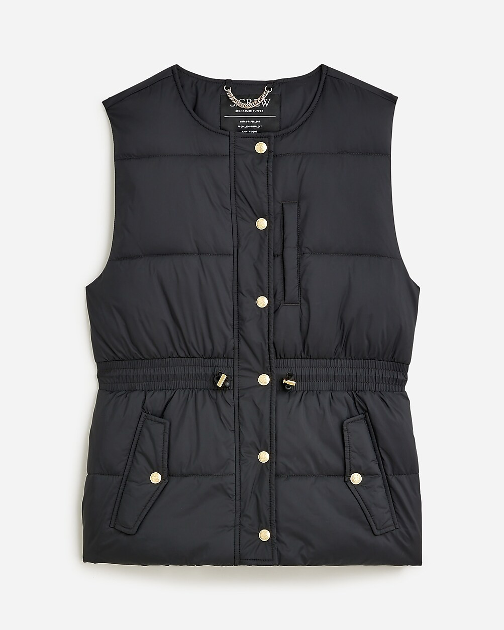 Cinched-waist puffer vest with PrimaLoft® | J. Crew US