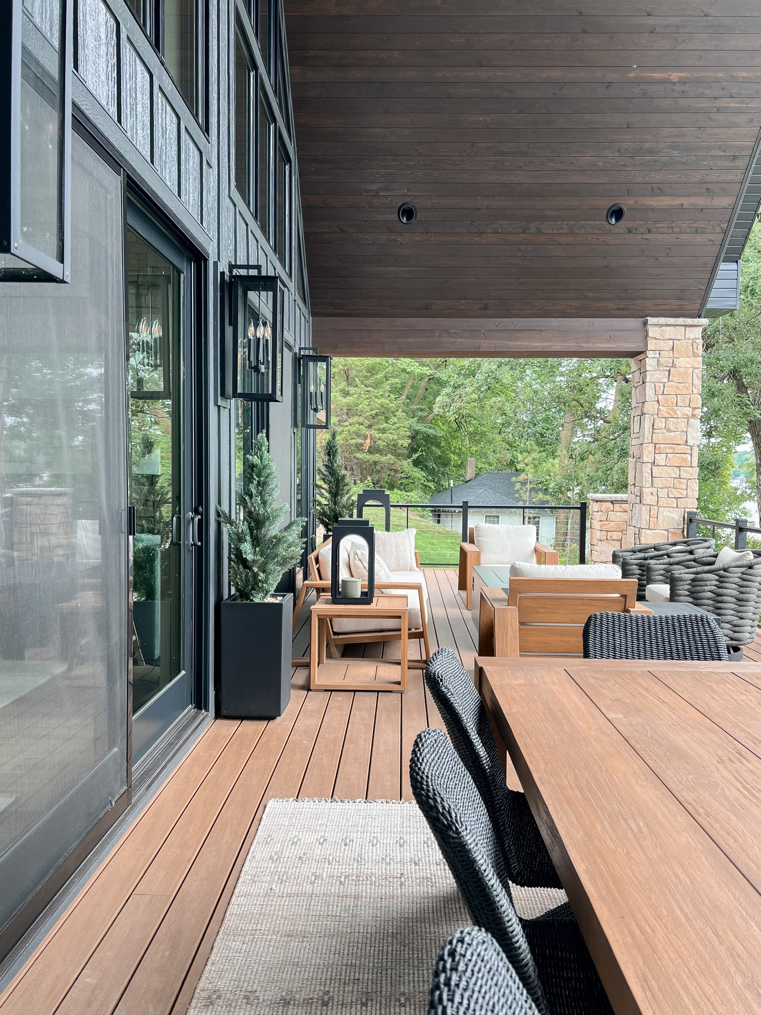 Outdoor living at its best at the lake!! We LOVE our outdoor furniture from Arhaus on the upper patio so much!! It’s the heat lake view 

#LTKHome #LTKSeasonal #LTKSummerSales